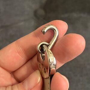 🪝Vintage Designer France Hook Rhinestone Hardware Belt